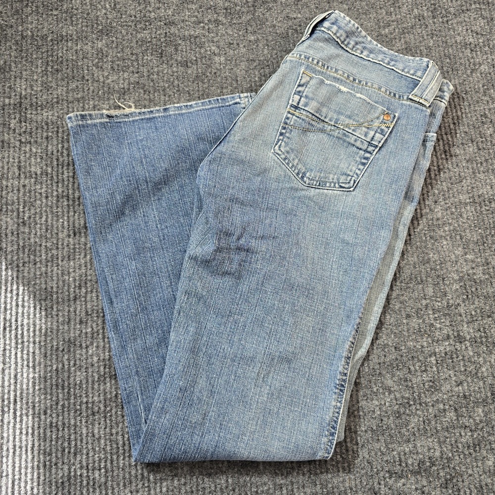 GAP‎ Original Low Rise Flare Jeans 10Ankle Light Wash Denim Vintage